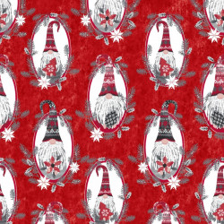 Baumwolle - Hanging with my gnomies rot